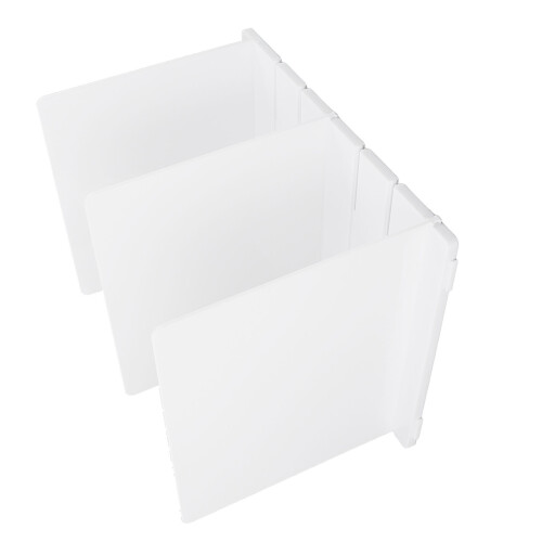 Support de séparateur d'étagère ABS 3-Board, Assemblage facile