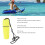 Kayak-Containerflasche Gelb 6,3 oz ABS wasserdicht 7