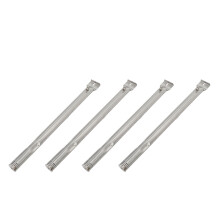 4 piezas de tubo de quemador para parrilla a gas de acero inoxidable esmaltado