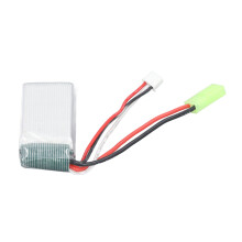 7,4V 850mAh LiPoly Akku für RC Hubschrauber V912 V262 V353