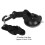 Hands-Free Pet Bathing Tether Leash with 6.5cm Suction Cup - Black S 2