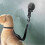 Hands-Free Pet Bathing Tether Leash with 6.5cm Suction Cup - Black S 5