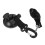 Hands-Free Pet Bathing Tether Leash with 6.5cm Suction Cup - Black S 1