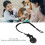 Hands-Free Pet Bathing Tether Leash with 6.5cm Suction Cup - Black S 4