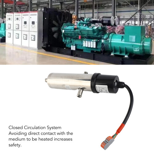 1500W Adjustable Engine Water Jacket Heater for Generators 240V 2