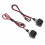 Mini clignotant LED DC12V ambre, boîtier noir 1