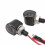 Mini clignotant LED DC12V ambre, boîtier noir 7