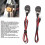 Mini clignotant LED DC12V ambre, boîtier noir 5