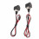 Mini clignotant LED DC12V ambre, boîtier noir 15