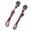 Mini clignotant LED DC12V ambre, boîtier noir 8