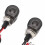 Mini clignotant LED DC12V ambre, boîtier noir 9