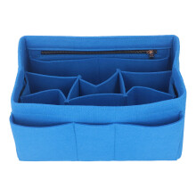 Filz-Einlage-Tasche Blau Aufbewahrung Reißverschluss Multifunktionale Filzeinlage-Tasche für Make-up Reisen Blau