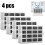Air Filter Replacement For Refrigerators W10311524 4-Count Activated Carbon Filter 5