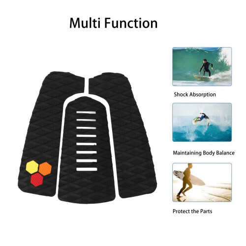 Surf Deck Traktionspad EVA 81 g Schwarz Trimmbar 2