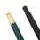2 piezas de pluma de microblading 13.2x1cm Negro/Verde Oscuro 12