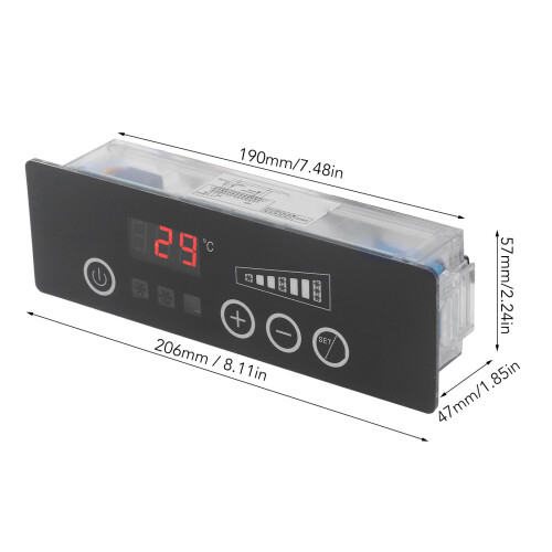 Controlador digital de temperatura ABS IP65 NTC 30A/3A 1