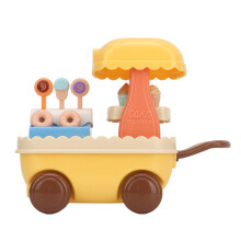 Mini Plastik-Eiswagen Sicheres Rollspielzeug Lernspielzeug für Kindergeschenk