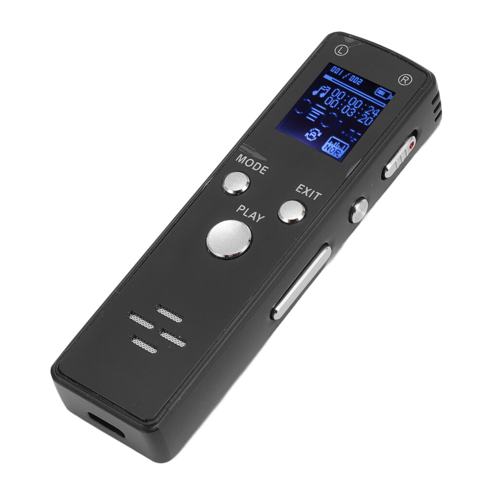 Digital Voice Recorder 220mAh 64GB Zinc Alloy MP3 Player for Meetings and Lectures-image-OPC-PJDWNX8-NEW