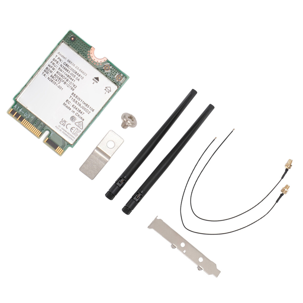 Wifi 7 Card 2.4G 574Mbps / 5G 2400Mbps / 6G 5800Mbps, Bt 5.4, M.2 9381335978204