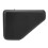 Right Rear Running Board End Cap ABS FL3Z 16A455 BA Black Replacement 16