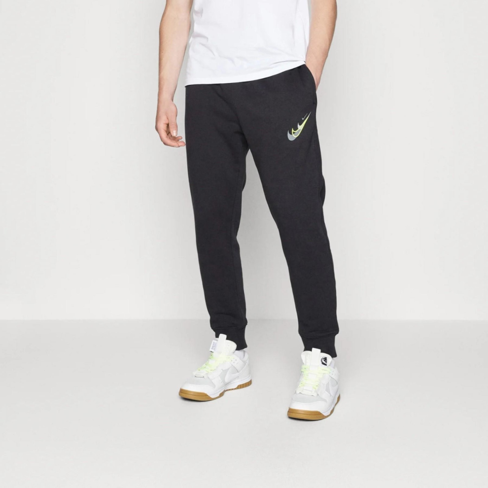 (Small) Nike Moto Joggers Pants Men's Black Fleece Lined