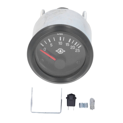 350-030-005 Pressione dell'olio 0-25bar 52mm LED argento 1