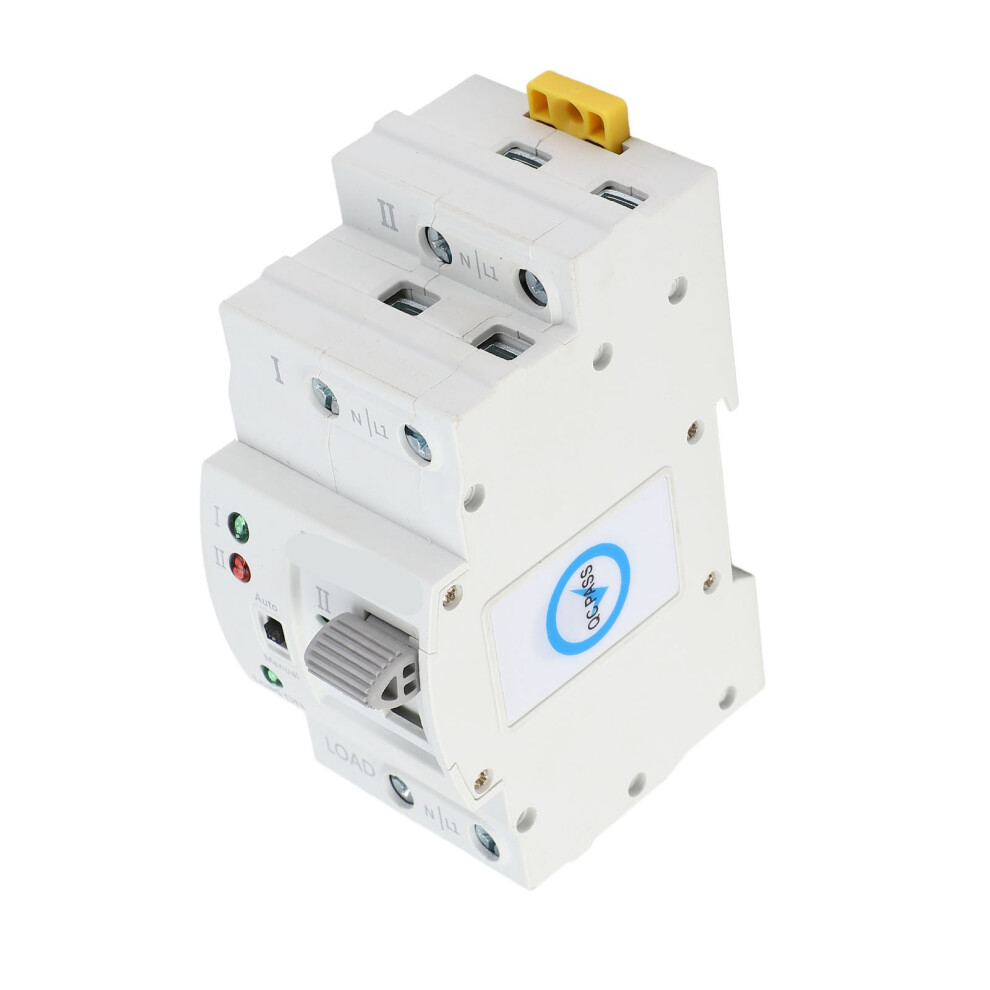 16A 2P Dual Power Automatic Transfer Switch 220Vac Ats Changeover 7901335980872