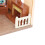 Mesa de TV de plástico para casa de muñecas, a escala 1:12. 7