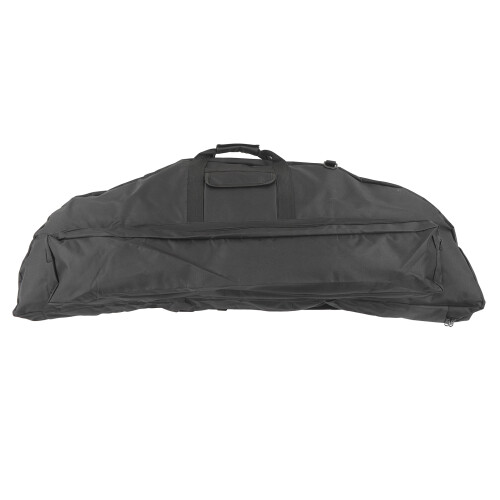 Large Canvas Compound Bow Bag 115cm with Arrow Pocket, Black