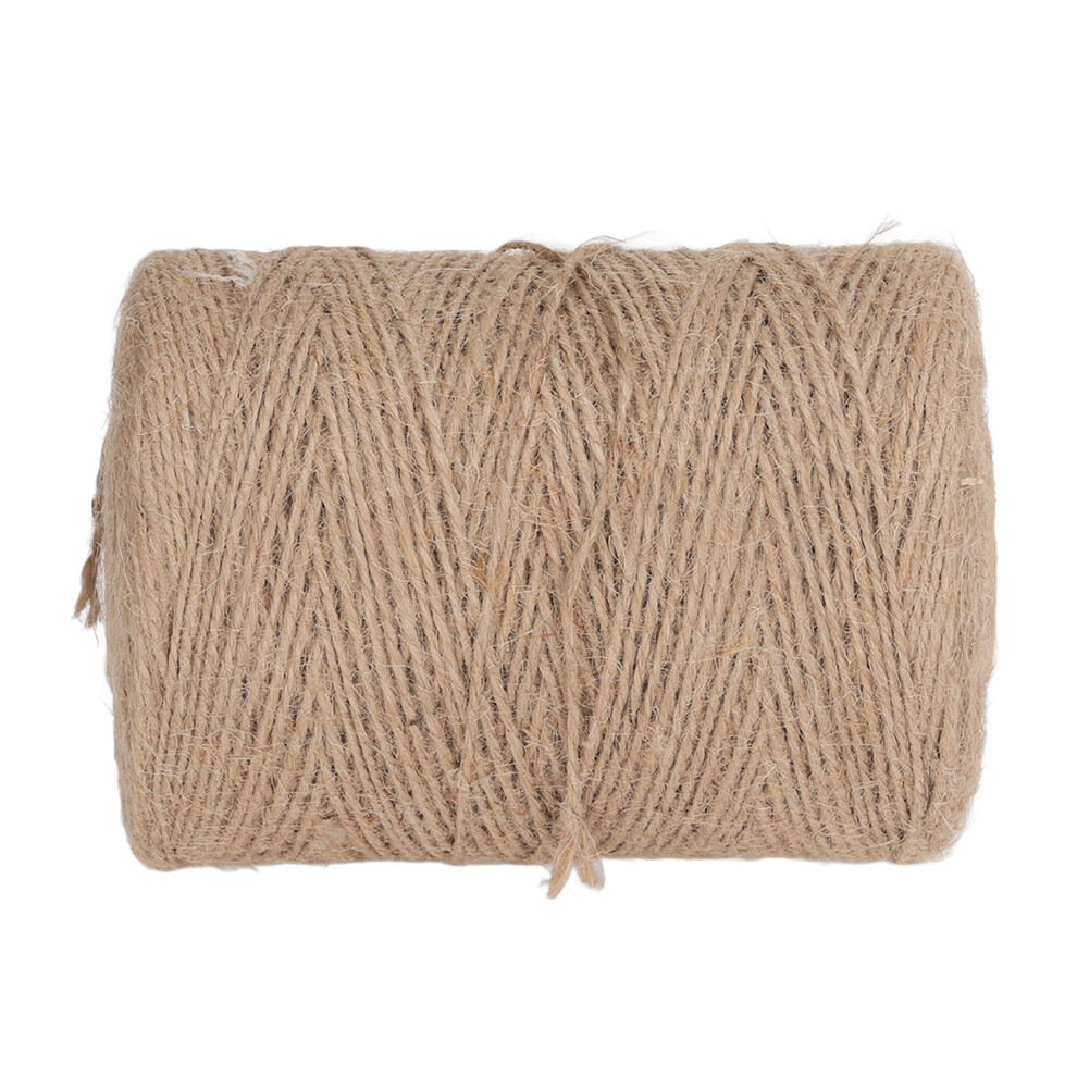 Eco-Friendly Jute Rope 2Mm Hemp 2 Ply Twine 300M For Diy Arts & Garden Use 4981335983090