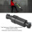 Ammortizzatore 125 mm 750 lb Alluminio Nero 5