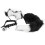 Set di coda e orecchie da lupo in pelliccia artificiale, 50 cm, Bianco/Nero 16