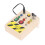 Juguete de madera para niños con LED, de tilo, rectangular corto 15