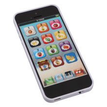 Smartphone jouet pour enfants 180 mAh 12,4 x 5,9 x 0,8 cm Noir