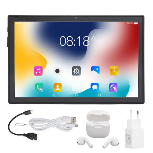 10.1-Inch Android Tablet 8GB RAM 256GB ROM + T21 Earbuds 1