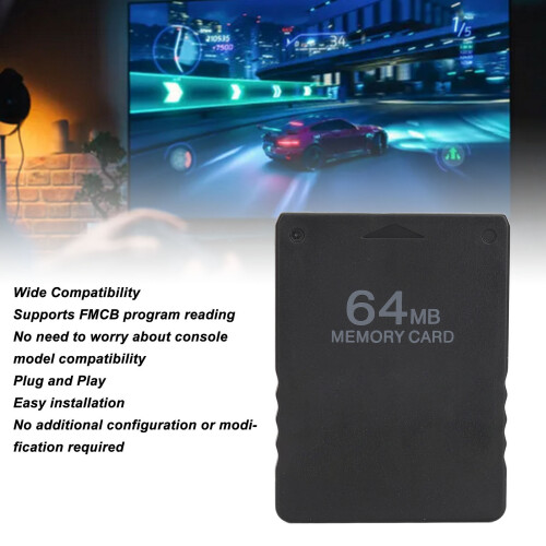 Carte mémoire PS1 USB V1.966 de 64 Mo pour console épaisse 2