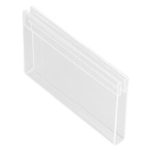 Stockage plat de lait maternel 16 x 10,5 x 2 cm 3-6 oz transparent