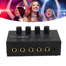 Hochleistungsfähiger 4-Kanal Stereo-Kopfhörerverstärker 100‑240V EU-Stecker