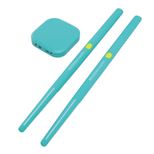 Electronic Virtual Reality Drum Set with Colorful Effects and Air Sticks
