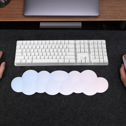 Reposamuñecas para teclado con espuma viscoelástica tipo 1 Cloud Memory Foam 60% 2