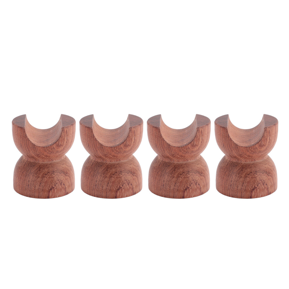 4Pcs Rosewood Hifi Sound Cable Brackets, Shockproof, Insulation 8411335987737