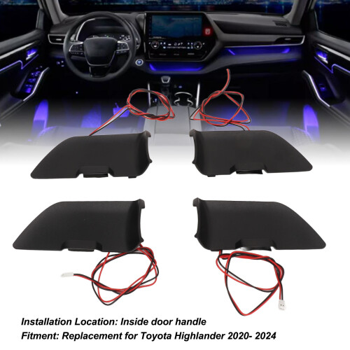 4 Stück LED-Türbeleuchtung IceBlue Highlander 2020-2024 2