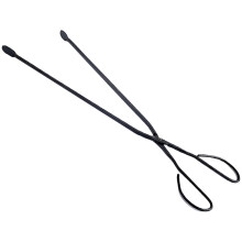 Fire Pit Tongs Charcoal Clip Barbecue Log Grabber Grill Clamp Outdoor Fireplace Tool Indoor Use