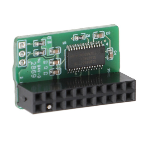 9665V TPM 2.0 Vert, module à 20 broches, parallèle