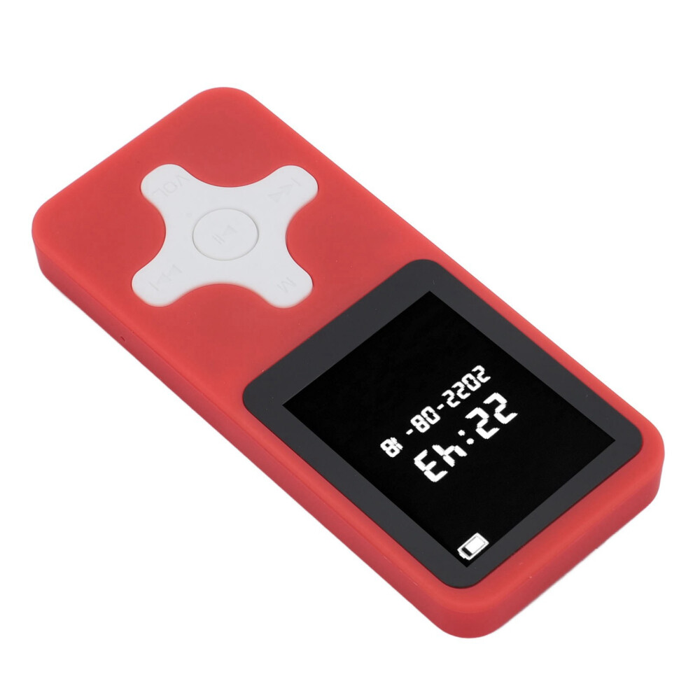 Portable Mp3 Player Bluetooth 5.0 1.77" Lcd 64Gb With Radio & Recorder Red 7901335991045