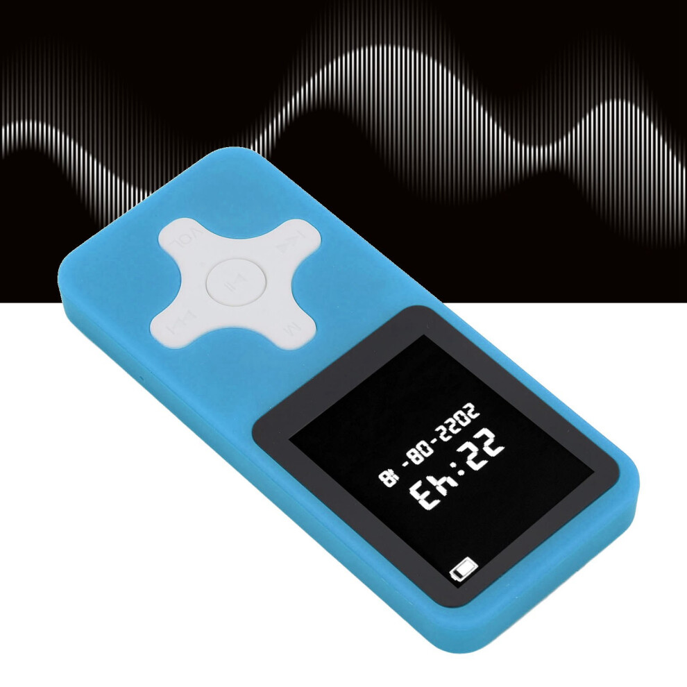 Mp3 Player Tooth 5.0 1.77In Lcd Screen Hifi Music Recorder Blue 7891335991070