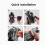 Support d'hélice Air 3 en ABS 9,6x8,5x7,8 cm Noir-Orange 6