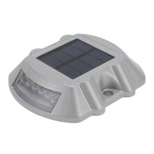 Luce per marcatore stradale solare in lega di alluminio, 6 V, 1,8 W, Blu