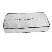 Energy Saving Attic Stair Insulation Cover Fits 22 x 54 inch Attic Doors Black