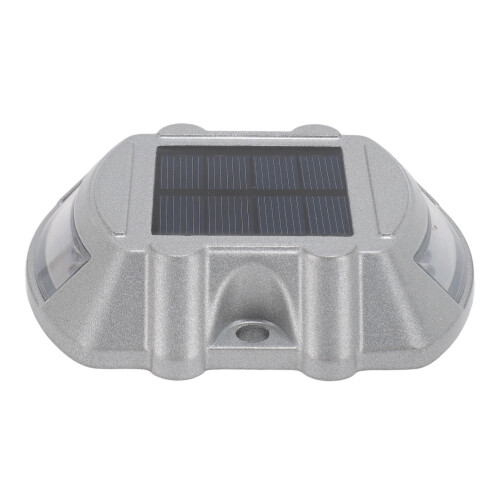Solar Road Stud-Licht 6 V 1,8 W Aluminium Blau 12-LED 2